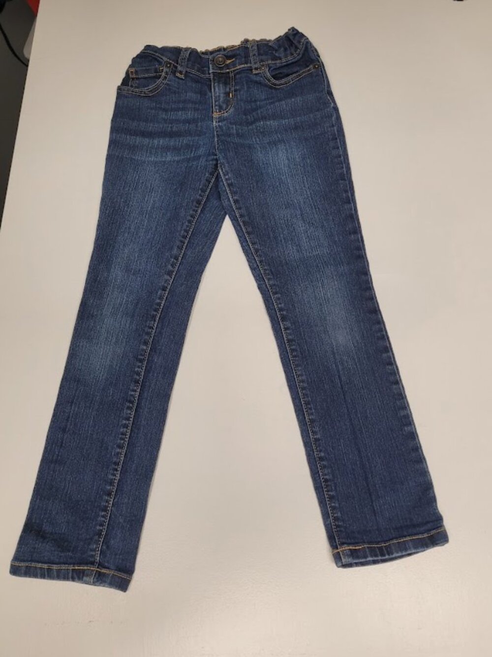 Kids Size 6X-7 (Childrens) Place stretch demin jeans w/ adjustable inner waist
